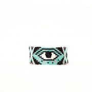Beaded Turquoise Eye Bracelet